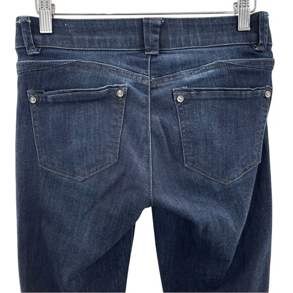 Wit & Wisdom Dark Wash Skinny Ankle Jeans Cotton Blend Stretch Preppy Size 2P - Picture 8 of 13